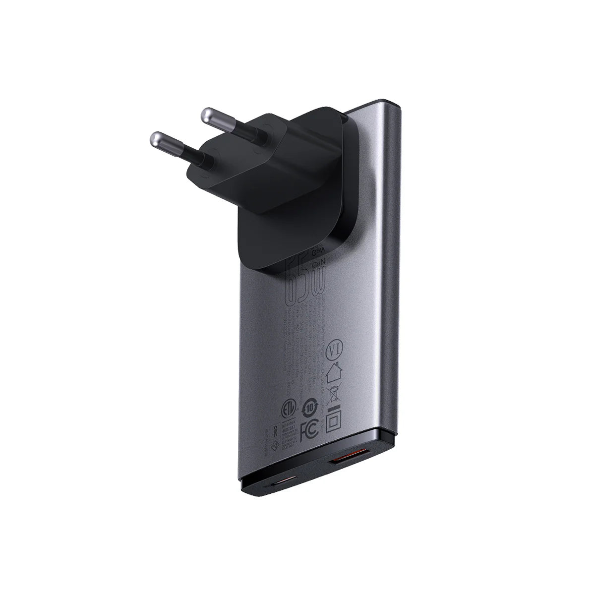 Baseus GaN5 Pro Ultra-Slim Fast Charger C+U 65W (Overseas Edition)