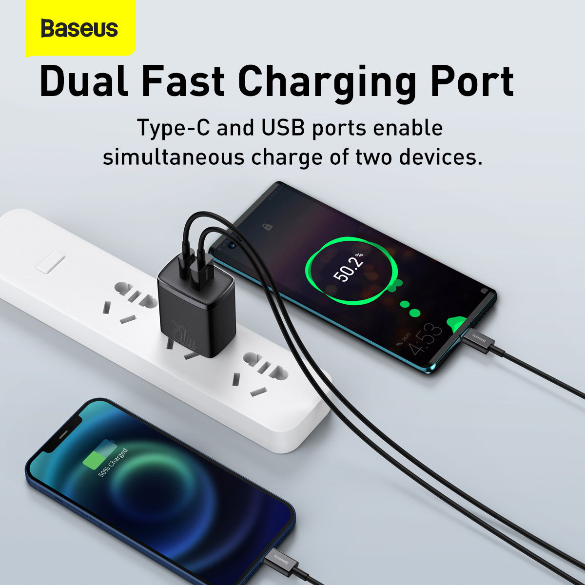 Baseus Compact Quick Charger U+C 20W CN