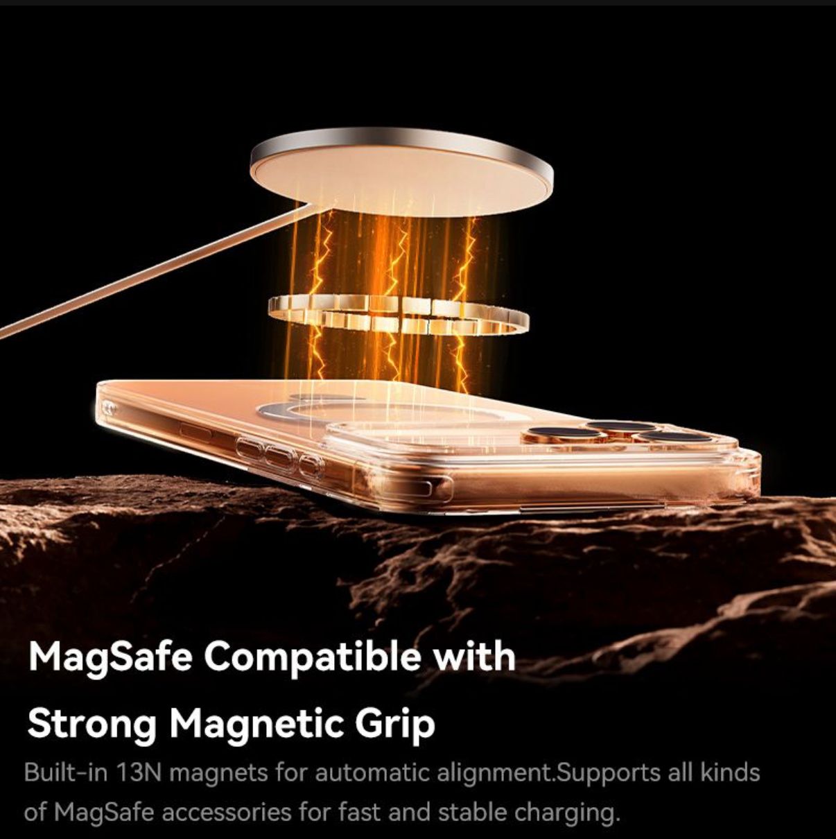 Baseus HoopRing Magnetic Phone Case with Stand for iPhone 17 Series