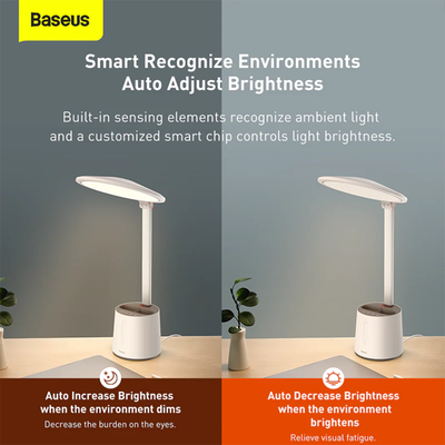 Baseus Smart Eye Series Full Spectrum Double Light Source AAA Reading and Writing Desk Lamp