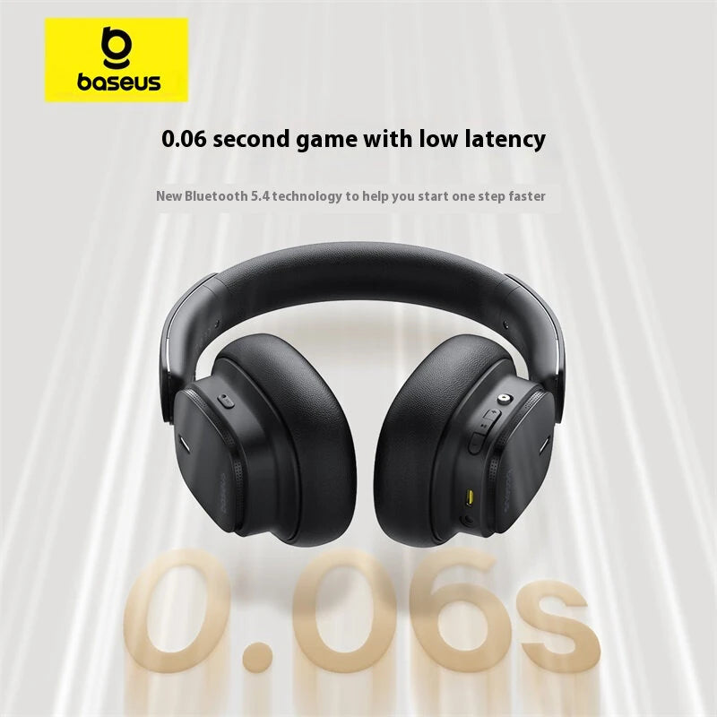Baseus Bowie H1s Pro ANC Headset bluetooth 5.4 Headphone -45dB Active Noise Cancelling Dual Mic Noise Reduction