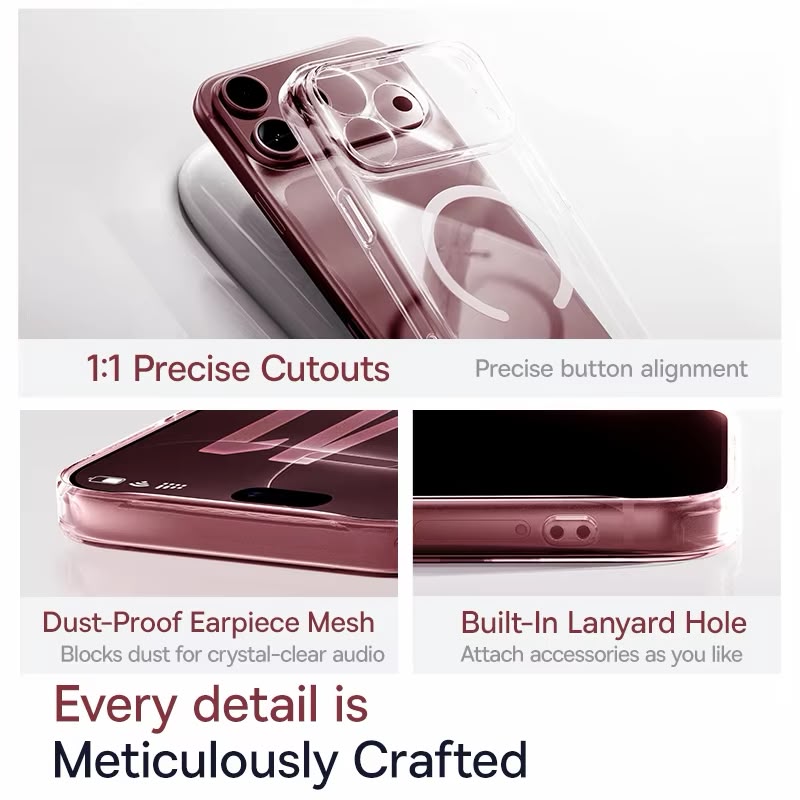 Baseus Crystal Slim Phone Case for iPhone 18 Series