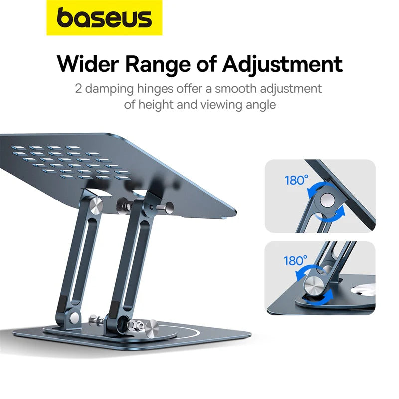 Baseus UltraStable Pro Series Rotatable and Foldable Laptop Stand (Three-Fold Version)