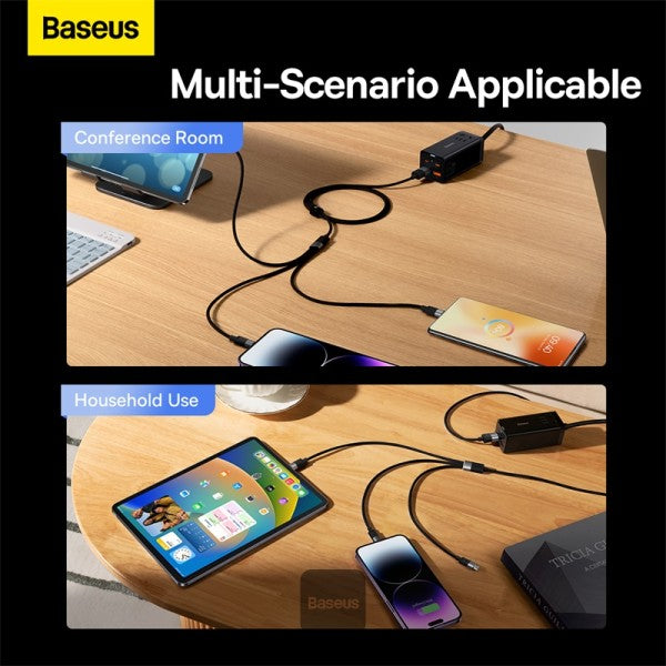Baseus StarSpeed 1-for-3 Fast Charging Data Cable USB to M+L+C 3.5A 1.2m
