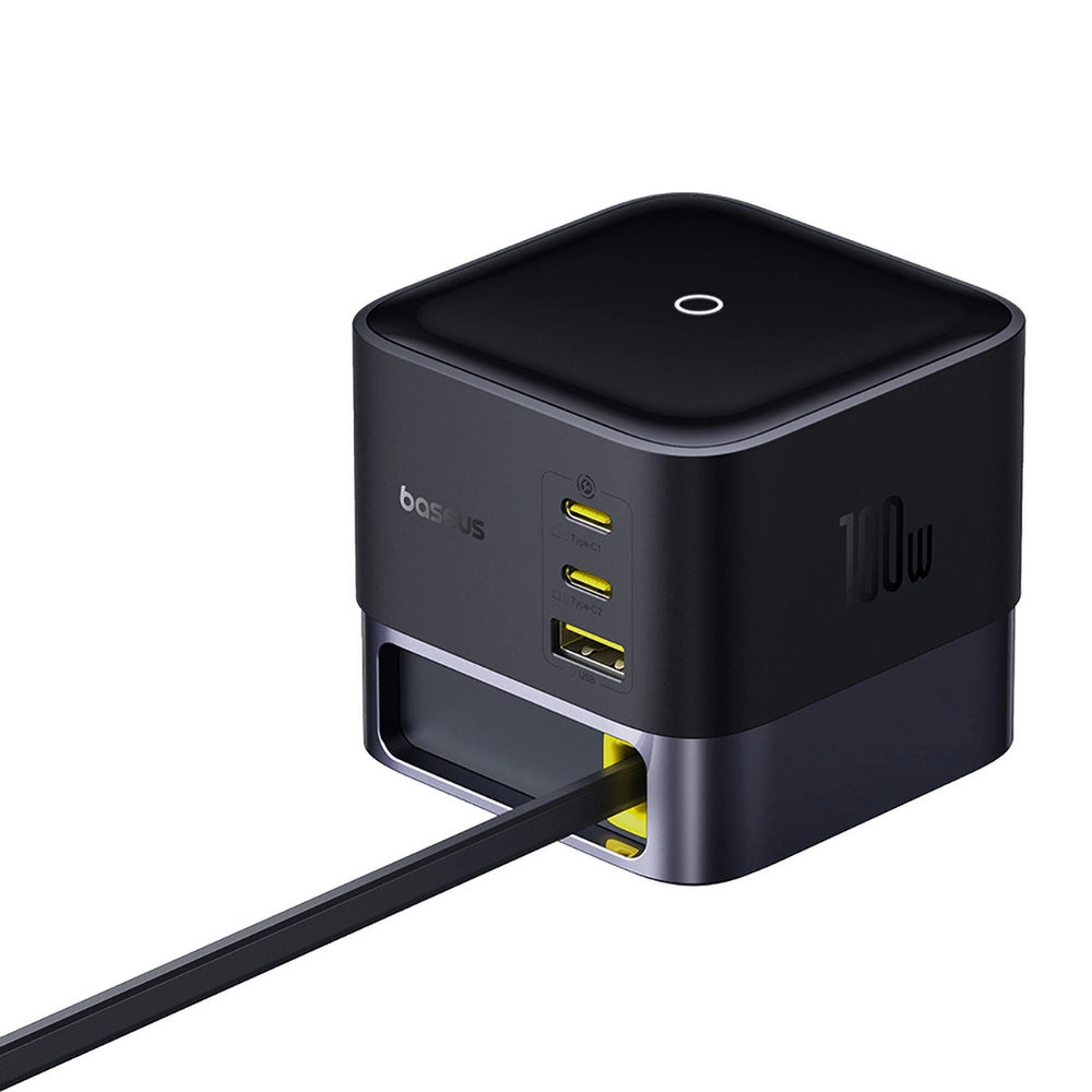 Baseus Super GaN Desktop Charger with Retractable Cable 3C+U 100W EU
