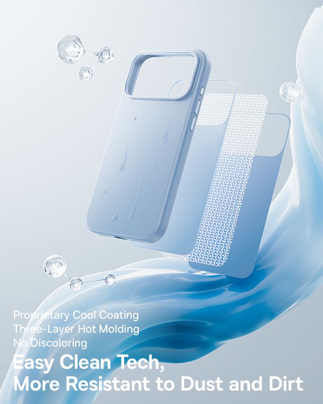 Baseus Colorful Liquid Silicone Magnetic Case for iPhone 17 Series