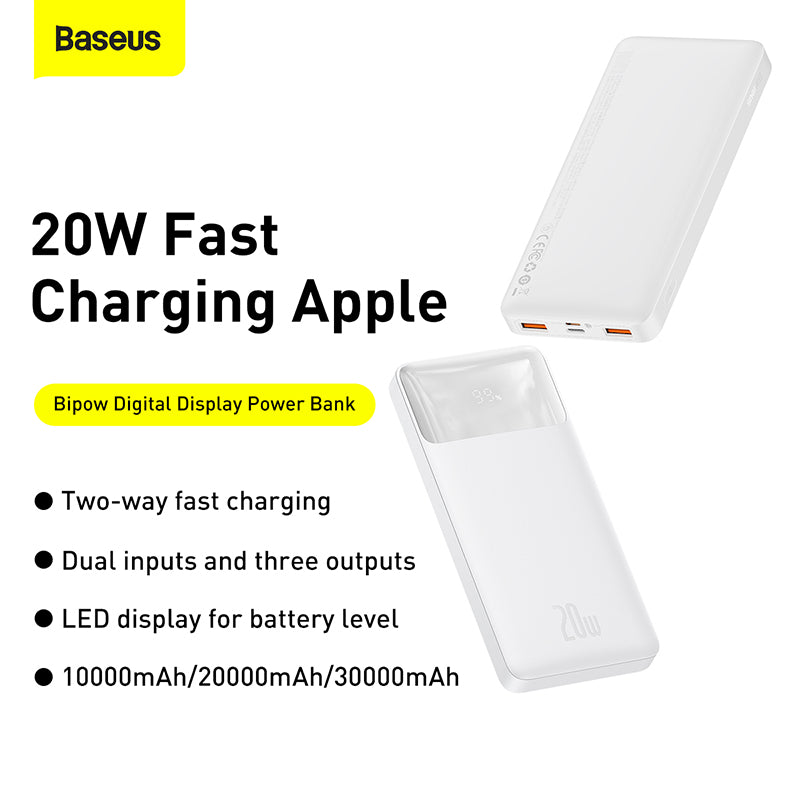 Baseus Bipow Digital Display Power bank 10000mAh 20W