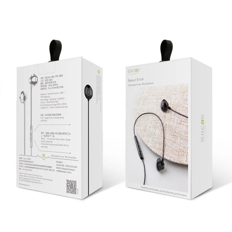 Baseus Encok H06 lateral in-ear Wired Earphone