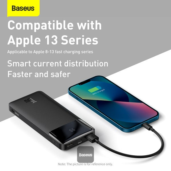 Baseus Bipow Digital Display Power Bank 10000mAh 15W Black Overseas Edition