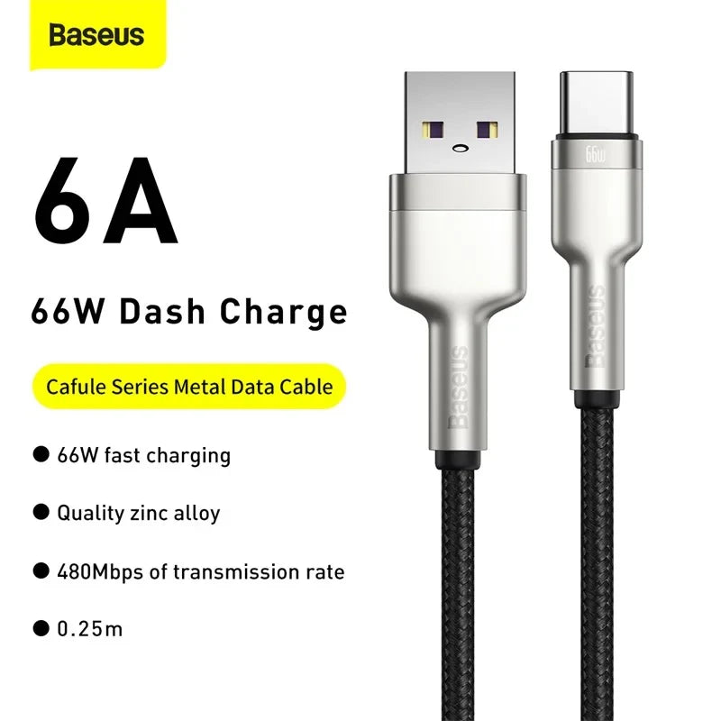 Baseus Cafule Series Metal Data Cable USB to Type-C 66W