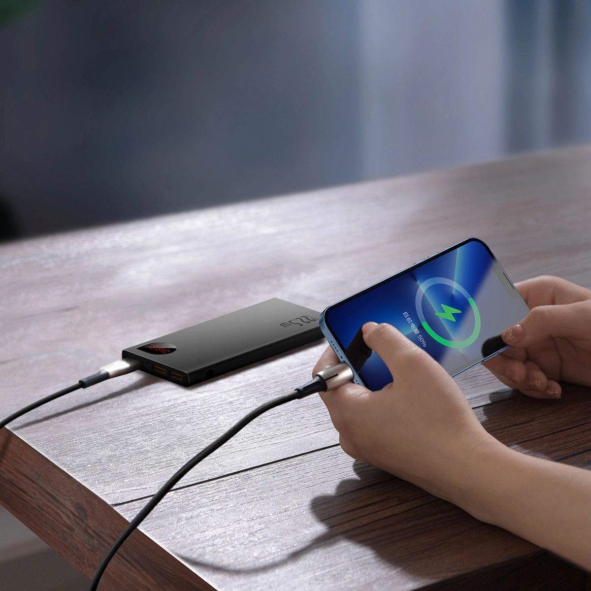 Baseus Adaman Metal Digital Display Quick Charge Power Bank 10000mAh 22.5W(2021 Editon)