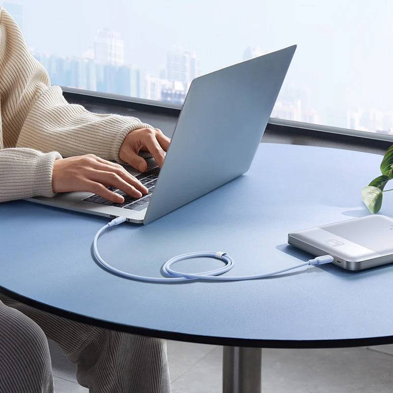 Baseus Silky Series Fast Charging Data Cable Type-C to Type-C 100W