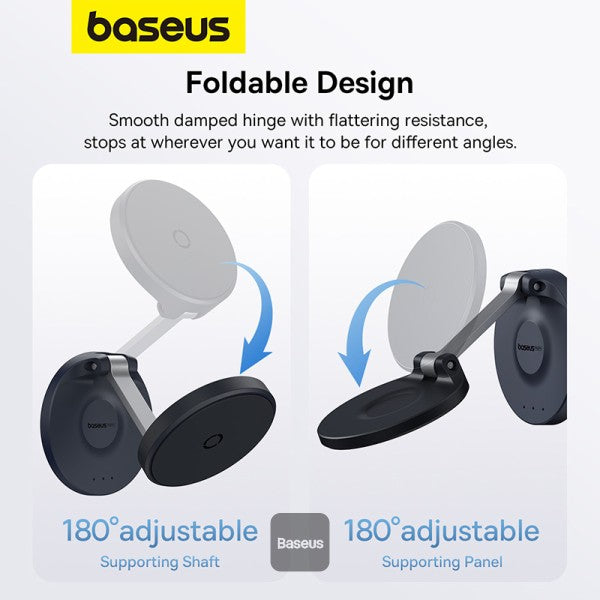 Baseus MagPro Foldable Magnetic Phone Holder 360° Rotatable Adjustable Arm Wall-Mounted Stand