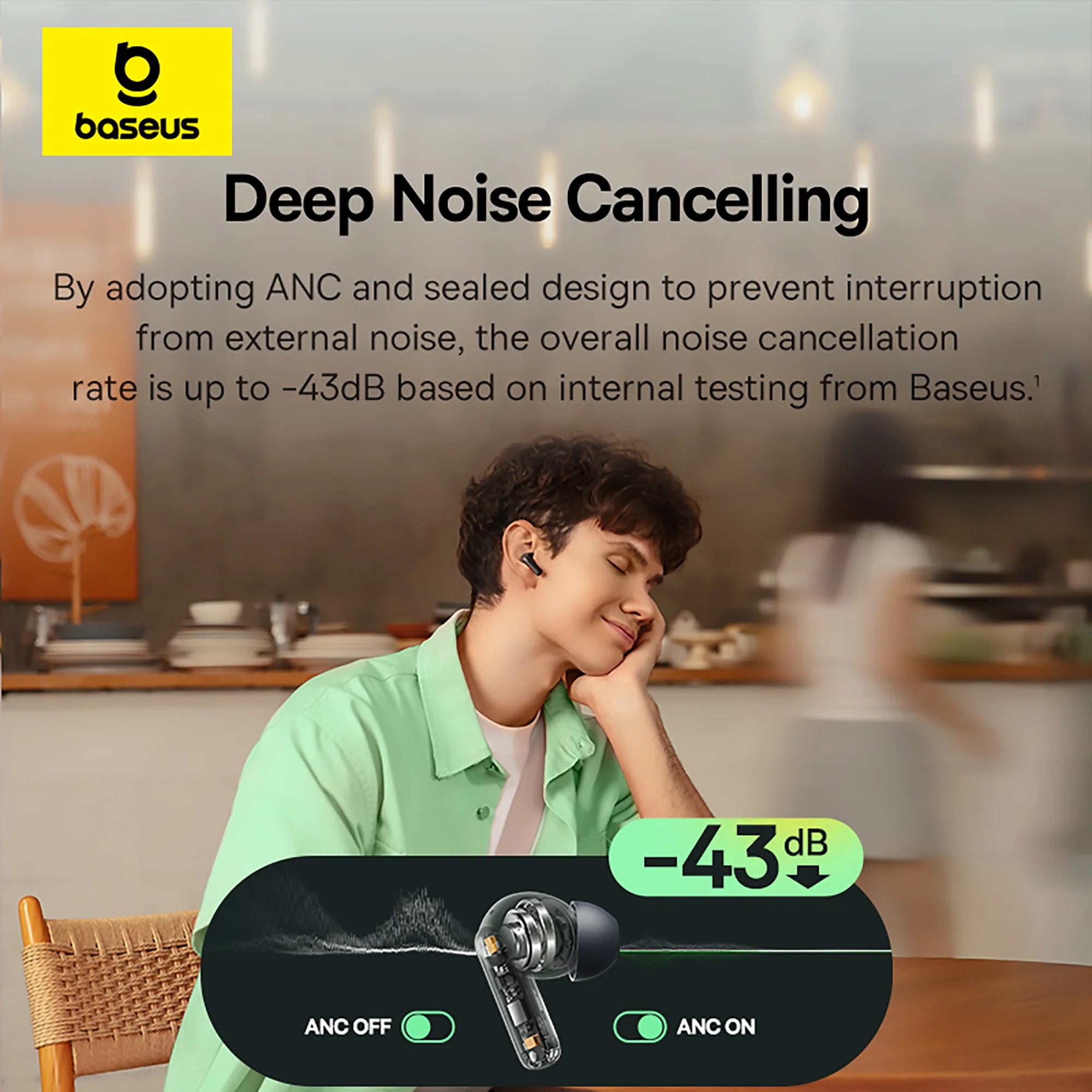 Baseus Bass BP1 NC In-Ear True Wireless Earbuds