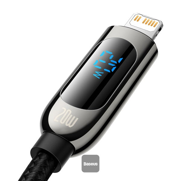 Baseus Display Fast Charging Data Cable Type-C to IP 20W