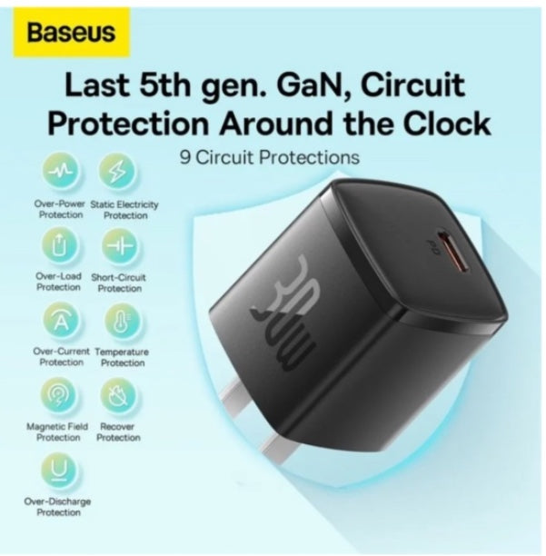 Baseus Cube Pro Fast Charger 1C 30W