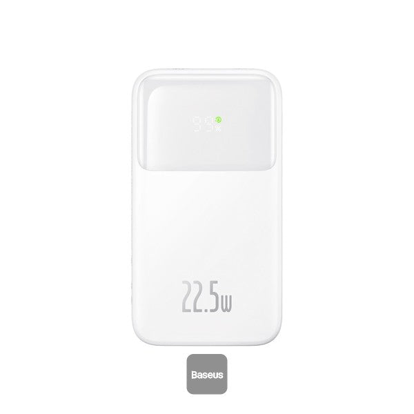 Baseus Comet Series Dual-Cable Digital Display Fast Charge Power Bank 10000mAh 22.5W (With Simple Series Charging Cable USB to Type-C 30cm)