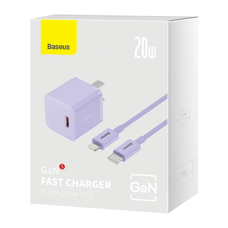 Baseus GaN5 Fast Charger 1C 20W CN Mini