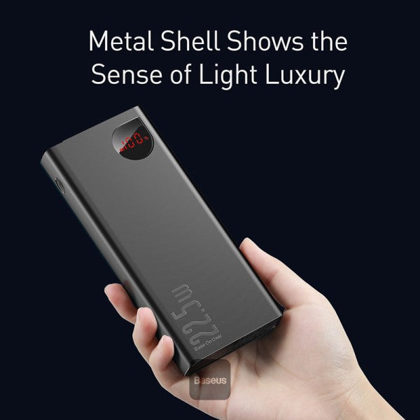 Baseus Adaman Metal Digital Display Quick Charge Power Bank 20000mAh 22.5W(2021 Editon)