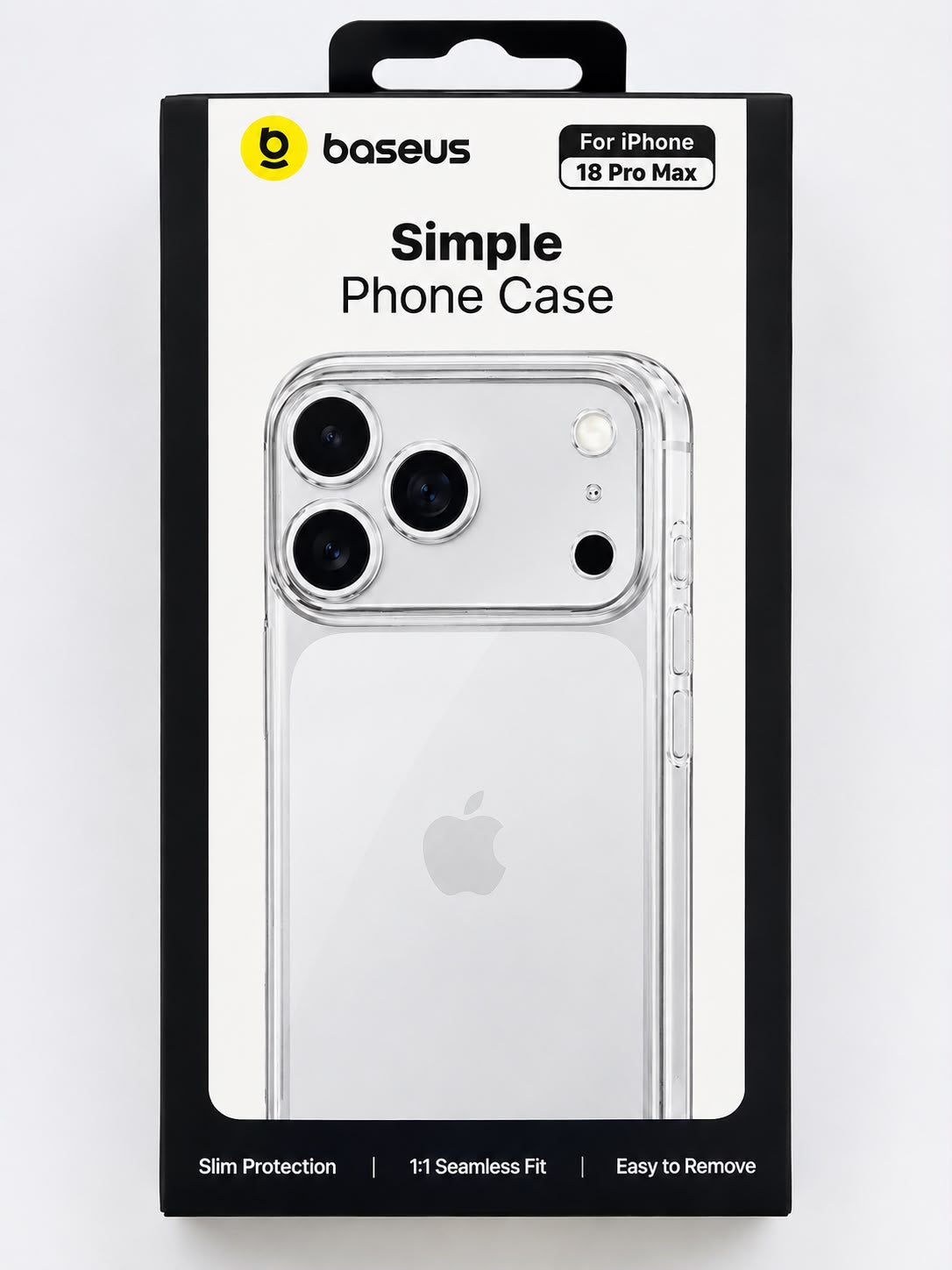Baseus Simple Phone Case for iPhone 18 Series Clear
