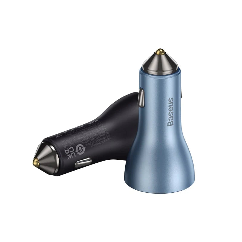 Baseus Golden Contactor Pro Triple Fast Charger Car Charger 65W U+C+C