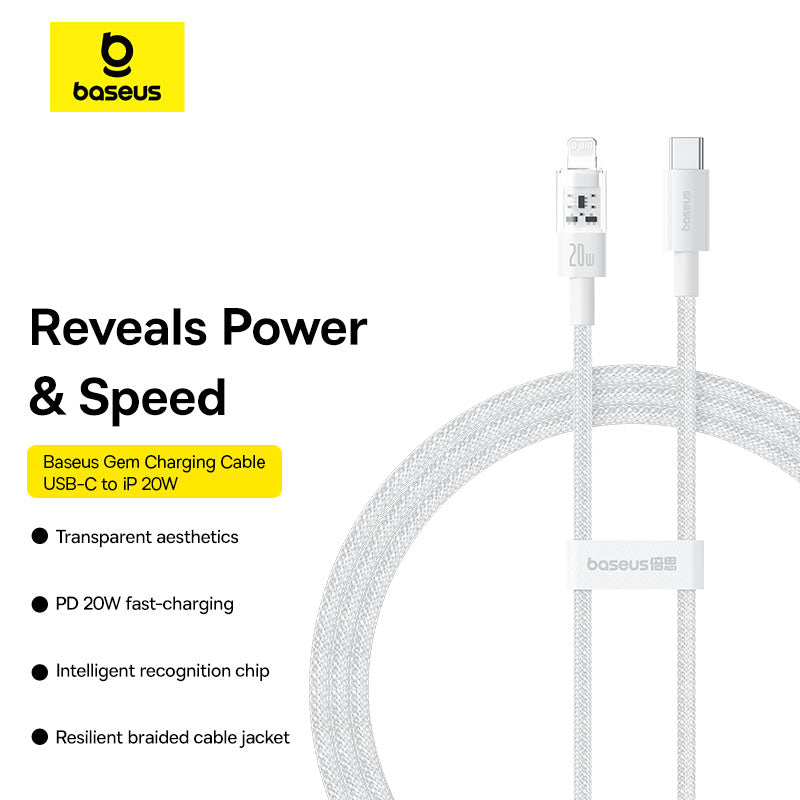 Baseus Gem Fast-Charging Data Cable USB-C to iP 20W