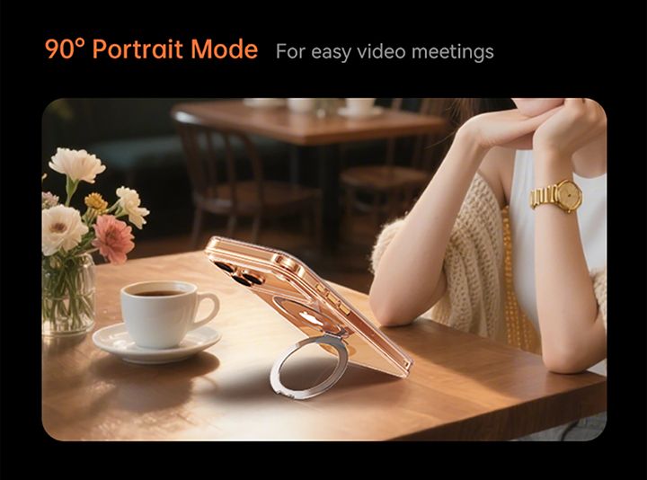 Baseus HoopRing Magnetic Phone Case with Stand for iPhone 17 Series