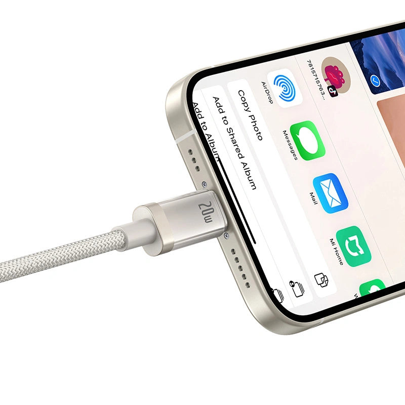 Baseus Titanium Alloy Fast Charging Cable Type-C to iP 20W