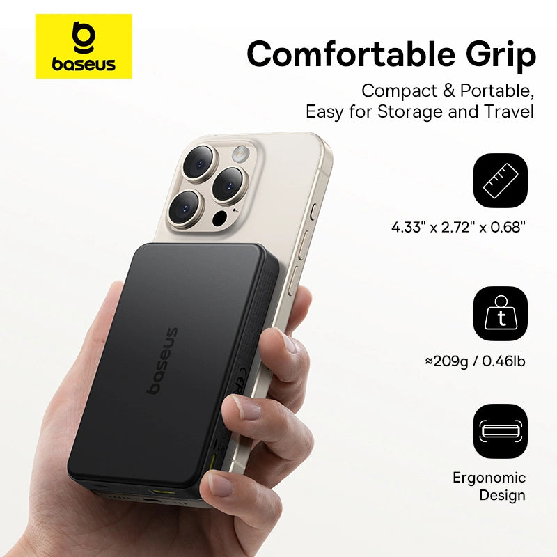 Baseus EnerFill FM12 Qi2 Magnetic Power Bank 10000mAh 22.5W