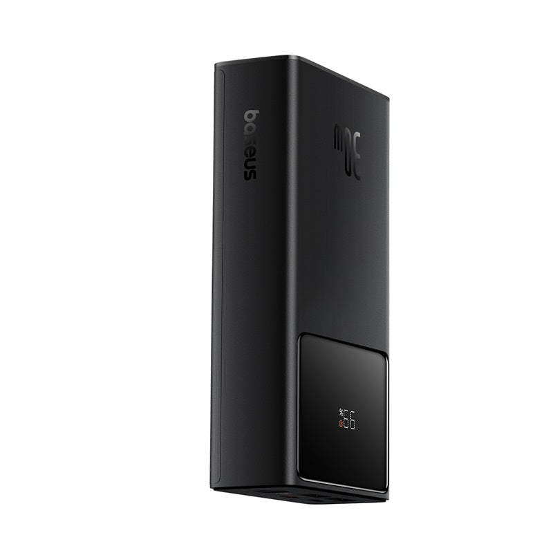 Baseus Star-Lord Digital Display Fast Charging Power Bank 10000mAh 30W Cluster Black(With Simple Series Charging Cable USB to Type-C 3A 0.3m Black)