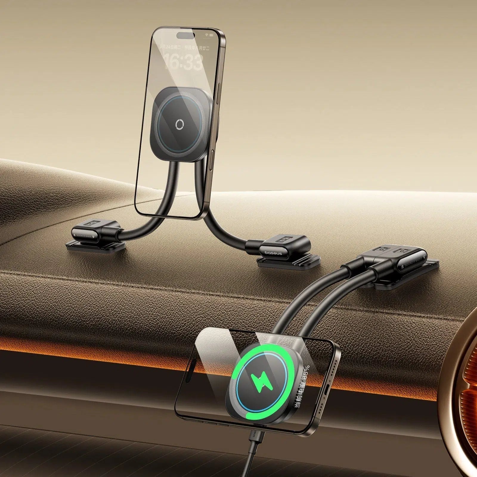Baseus PrimeTrip C03sPro Magnetic Wireless Car Charger Mount