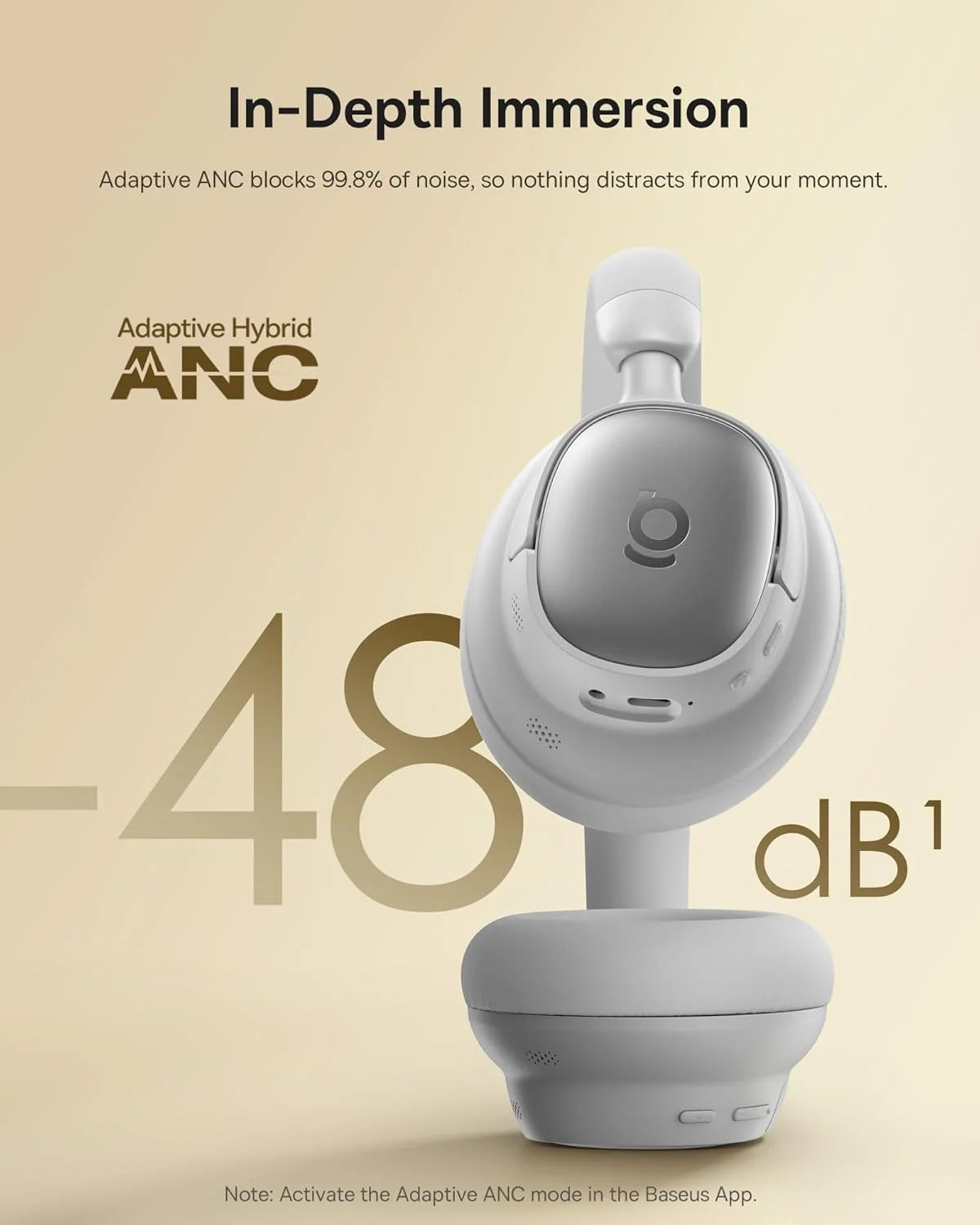 Baseus Bowie MH1 Adaptive Active Noise Cancelling Headphone