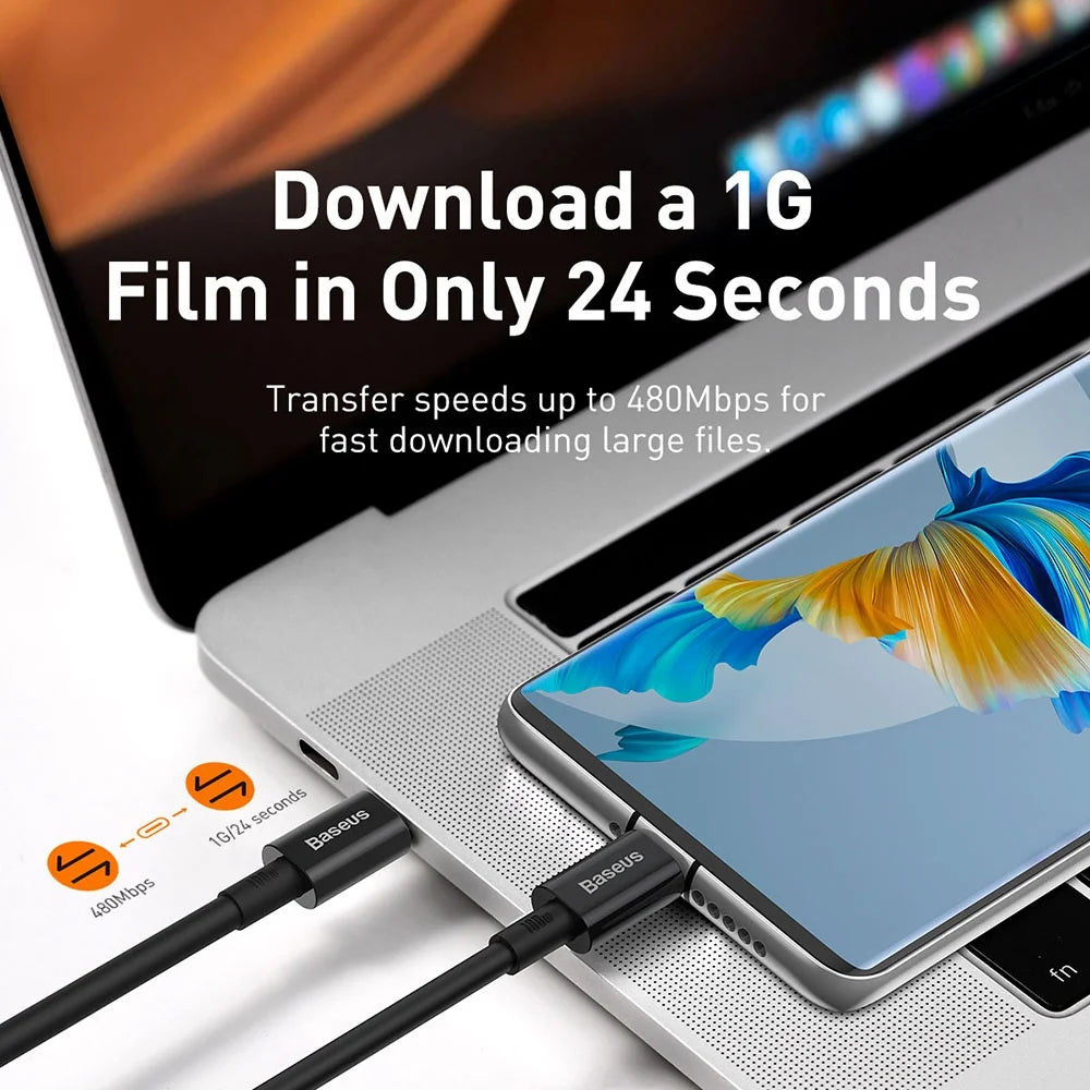 Baseus Superior Series Fast Charging Data Cable Type-C to Type-C 100W