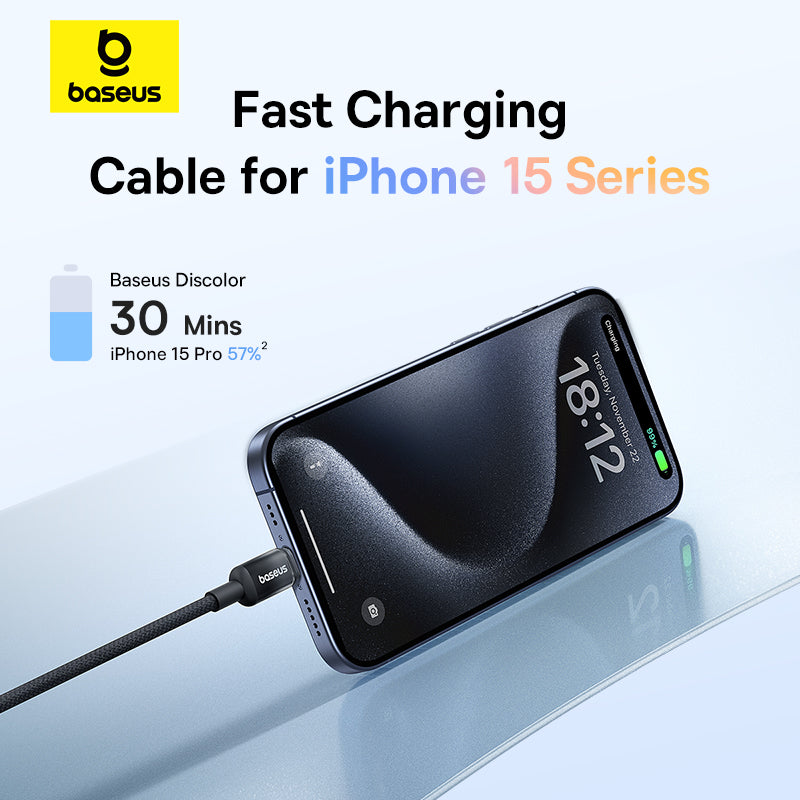 Baseus Discolor Fast Charging Cable USB-C to USB-C 100W
