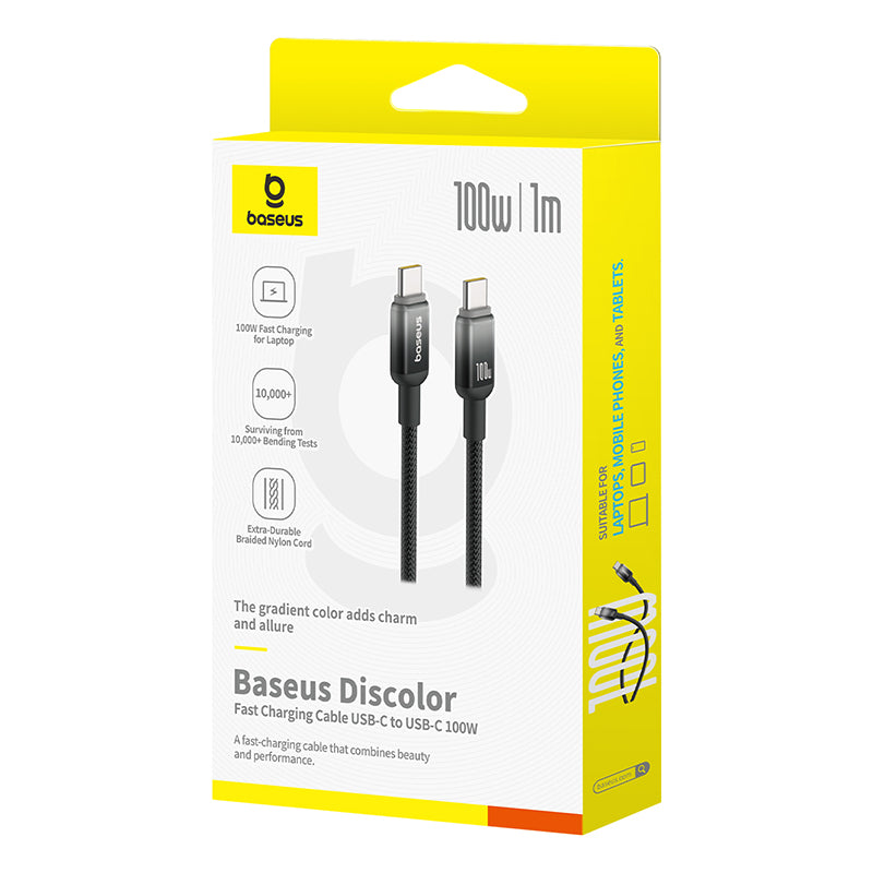 Baseus Discolor Fast Charging Cable USB-C to USB-C 100W