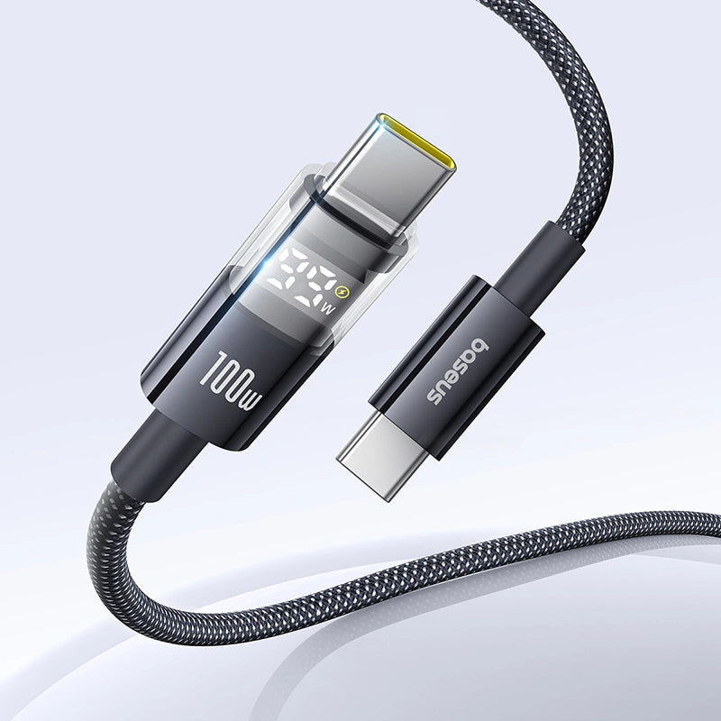 Baseus Display 2 Fast Charging Data Cable USB-C to USB-C 100W