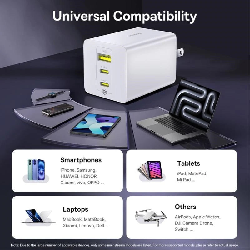 Baseus EnerFill FE11 3-Port USB-C Fast Charger 100W