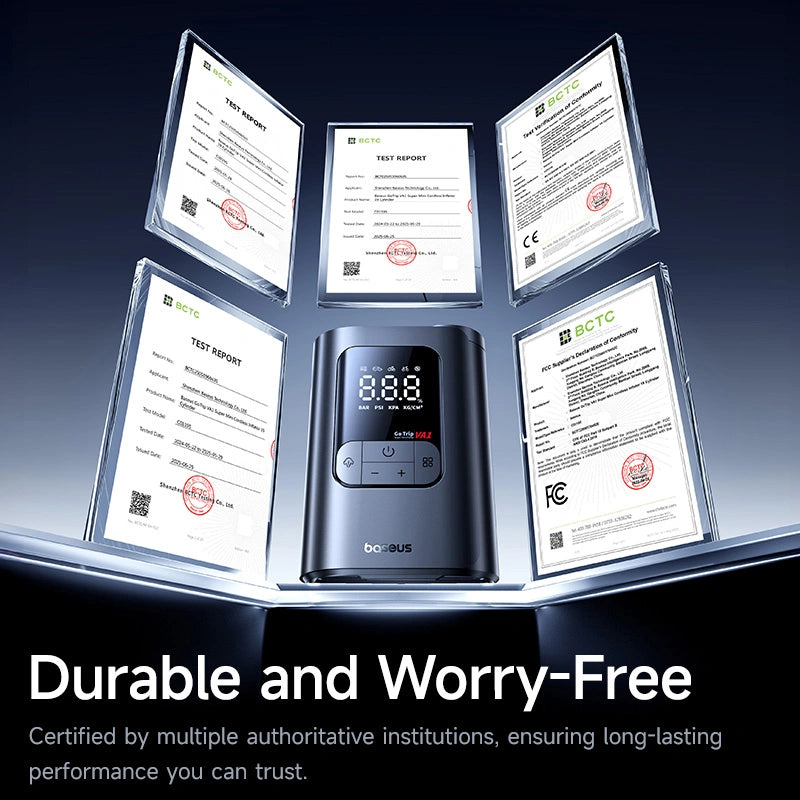 Baseus GoTrip VA1 Super Mini Wireless Inflator 19-Cylinder