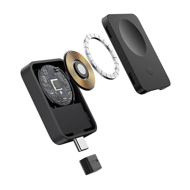 Baseus MagPro Magnetic Wireless Charger for Apple Watch, 2.5W, Type-C, MagSafe-Compatible, Portable Travel Charger