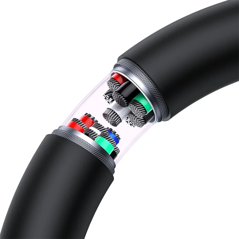Baseus New Pudding Series Fast Charging Cable Type-C to Type-C 100W 1.5m Cluster Black