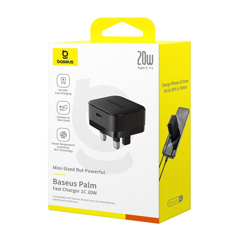 Baseus Palm Series Fast Charger 1C 20W UK