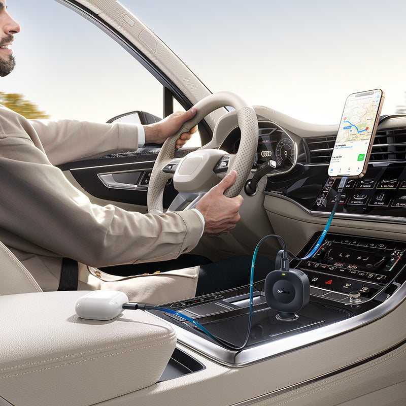 Baseus PrimeTrip VR2 Car Charger with Retractable Cable C+C 30W