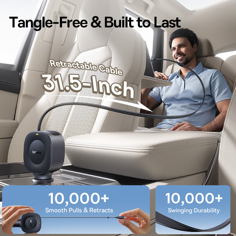 Baseus PrimeTrip VR2 Car Charger with Retractable Cable C+C 30W