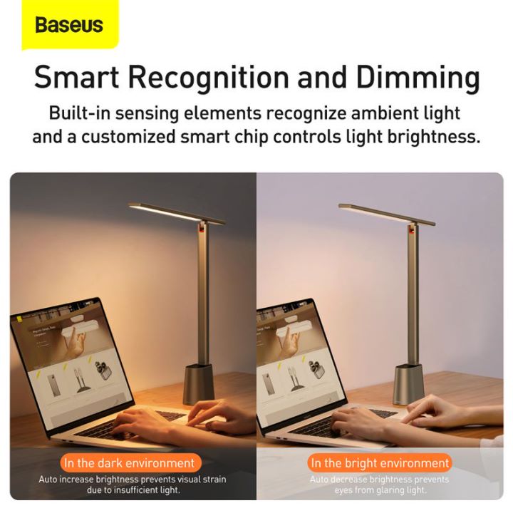 Baseus Smart Eye Series Charging Folding Reading Desk Lamp(Smart Light )