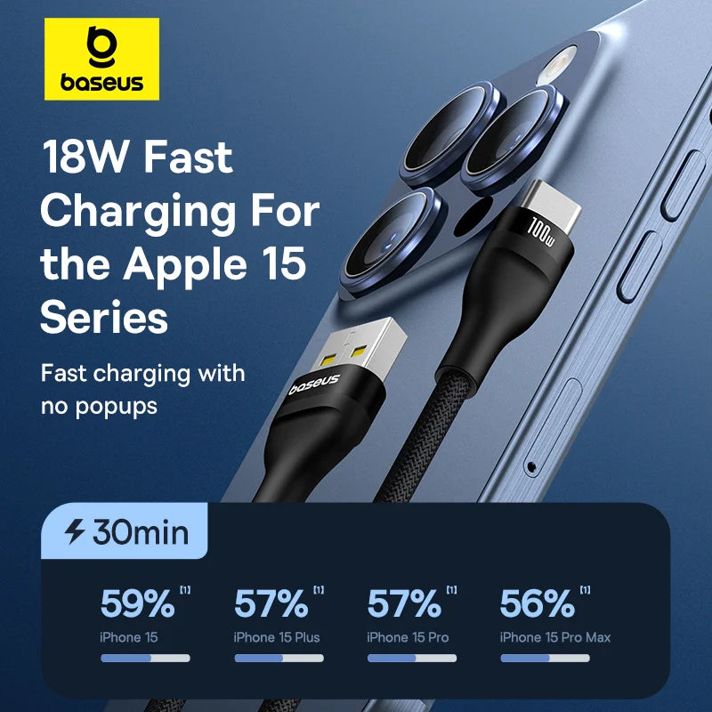 Baseus Flash 2 Charging Cable USB to USB-C 100W