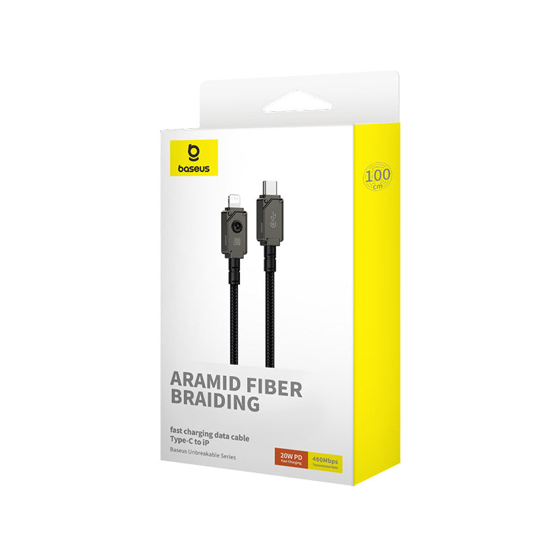 Baseus Unbreakable Series Fast Charging Data Cable Type-C to iP 20W