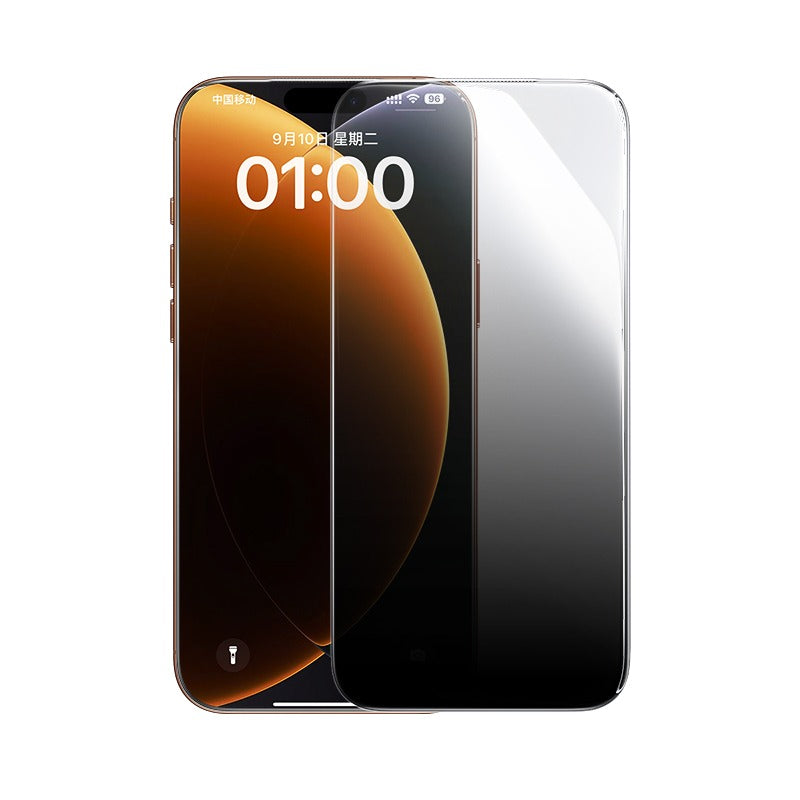 Baseus Crystalline Tempered Glass Screen Protector for iPhone 17 with Dustproof Installation Tray Clear Pack of 1 (Includes 1 Cleaning Kit)