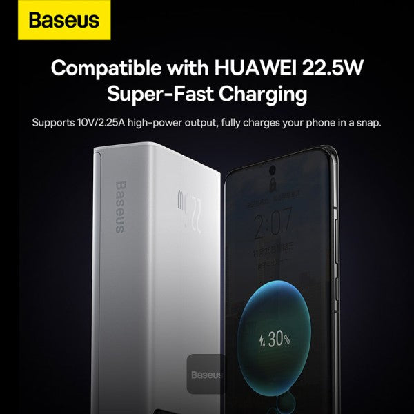 Baseus Star-Lord Digital Display Fast Charging Power Bank 20000mAh 22.5W (With Simple Series Charging Cable USB to Type-C 3A 0.3m )
