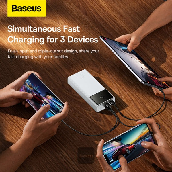 Baseus Star-Lord Digital Display Fast Charging Power Bank 20000mAh 22.5W (With Simple Series Charging Cable USB to Type-C 3A 0.3m )