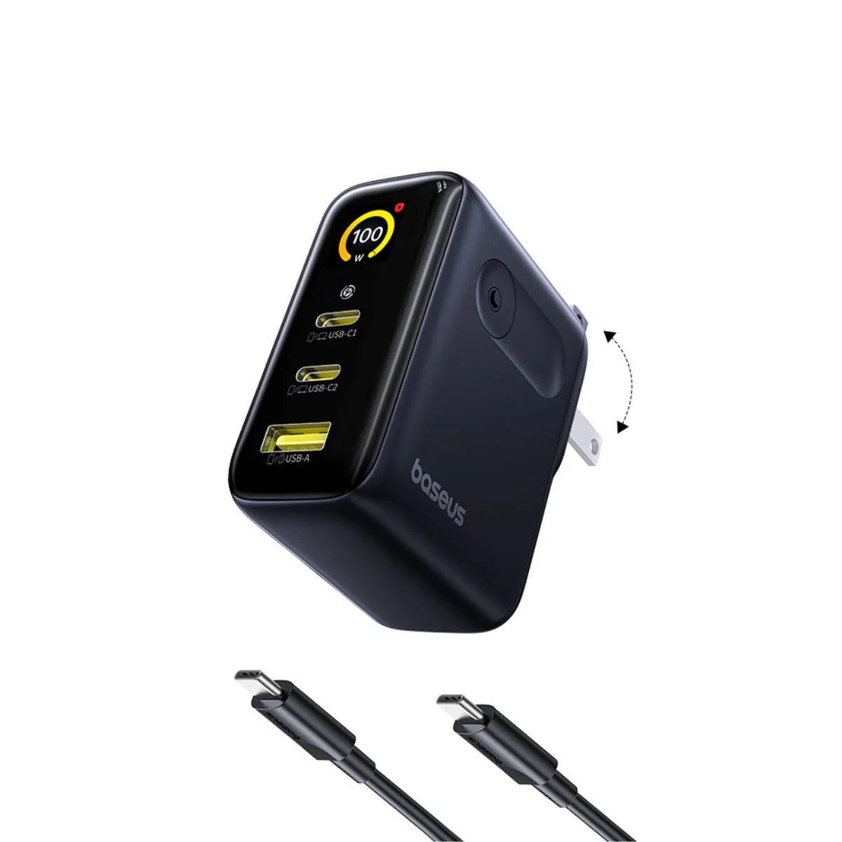 Baseus PicoGo AE21 Digital Display Fast Charger 2C+U 100W US